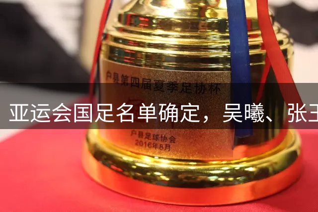 亚运会国足名单确定，吴曦、张玉宁、朱辰杰三名超龄球员入选